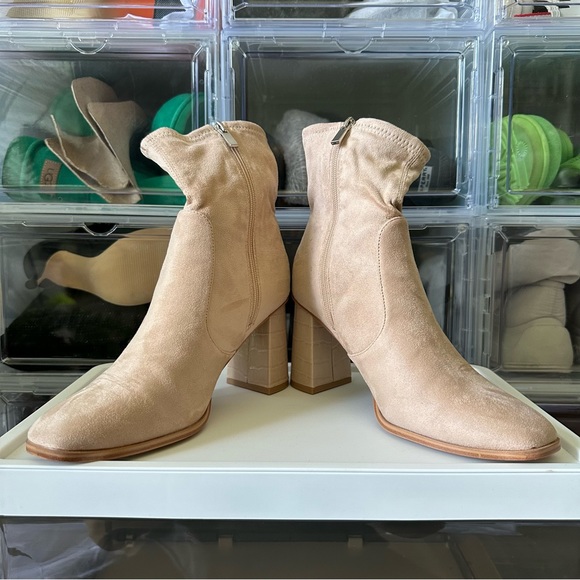 NWOT Square Toe Ankle Bootie - Picture 3 of 15